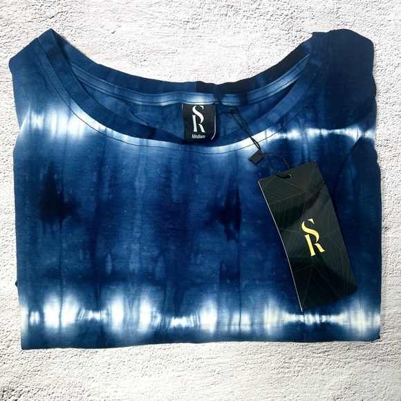 Style Reform Tie Dye Short Sleeve Cropped Top Size Medium - Picture 4 of 4